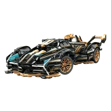 KIT DE BLOCOS DE MONTAR MACHINE PLAYER CARRO ESPORTIVO COM CONTROLE REMOTO 1/14 1185 PEÇAS 89109